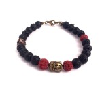 Black Lava rock Bracelet