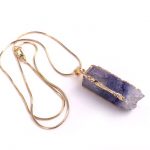 Purple Healing Crystal Necklace