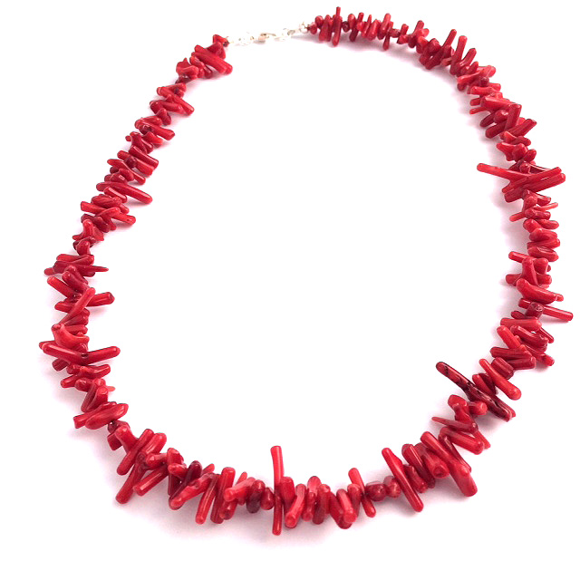 sr-1b Red Coral Necklace