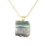 Druzy Quartz Crystal Pendant