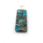 Women's Sea Jasper Gemstone Pendant