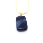 woman's agate gemstone pendant