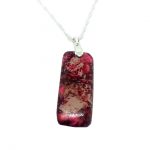 Pink Jasper Silver Pendant