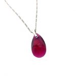 Ruby Red Swarovski Pendant