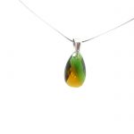 Green Swarovski pendant