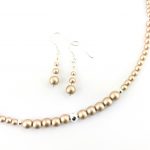 druk necklace and earrings