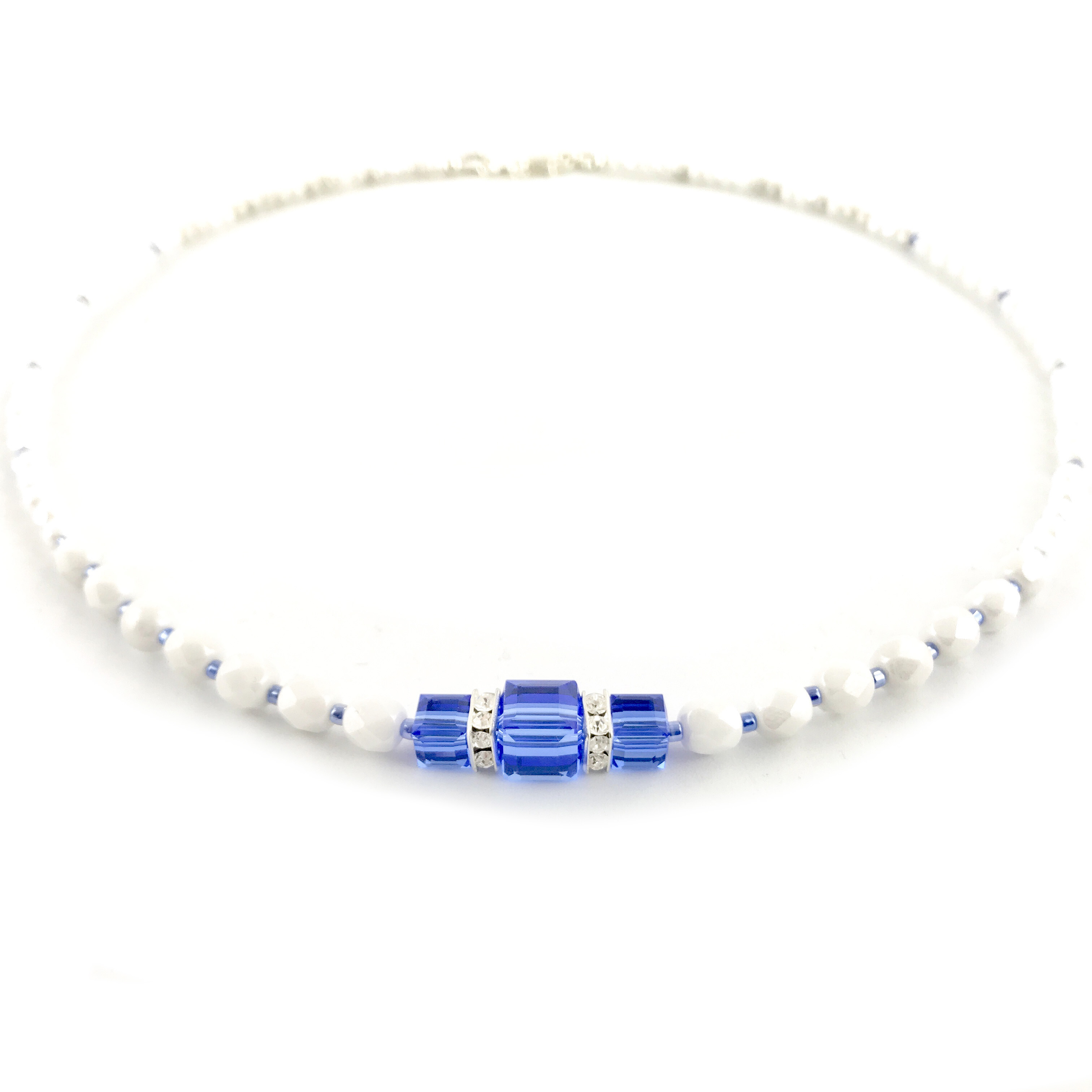 Swarovski crystal cube necklace online gifts for her uk