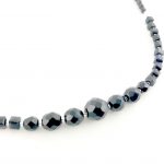 Czech fire polished crystal necklace