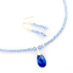 Swarovski crystal necklace and earrings set online uk