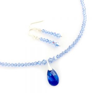 Swarovski crystal necklace and earrings set online uk