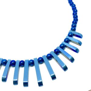 Blue hematite Necklace online uk