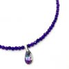 Amtheyst & Swarovski necklace online uk