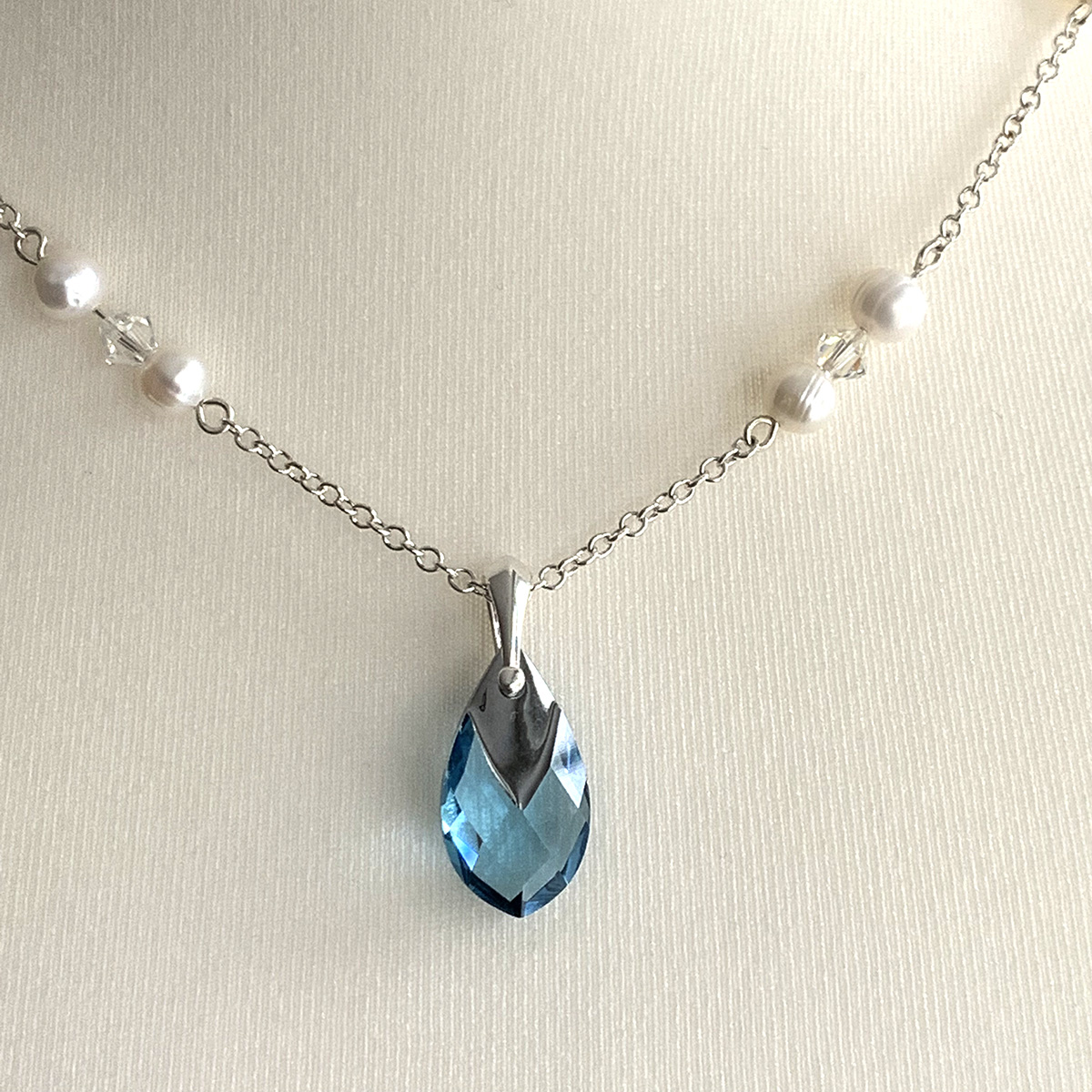 Pearl-Necklace-bri5-4 Pearl & Swarovski Necklace