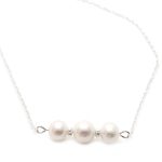 Freshwater pearl bridal necklace