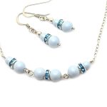 Swarovski pearl necklace