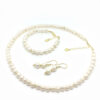 pea-n-8a Pearl jewellery set