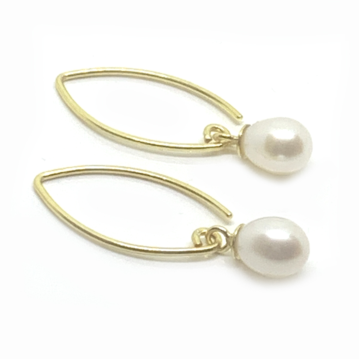 21G-E1a Pearl Earrings