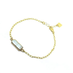 Pearl gold bracelet