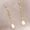 freshwater pearl earrings