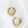 gold hoop earrings