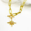 north star gold necklace gifts for her