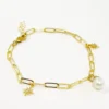 pearl and star bracelet